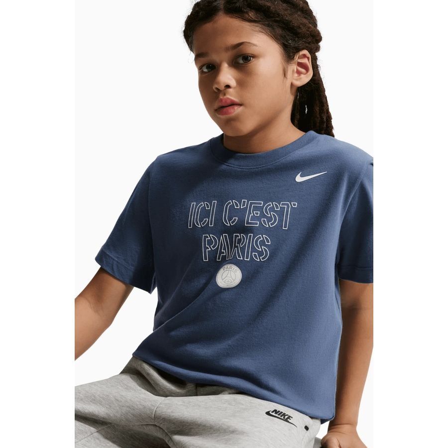 Paris Saint Germain T-Shirt Pride - Diffused Blue Kids-SoccerKits Hub | Buy Soccer Jerseys Online